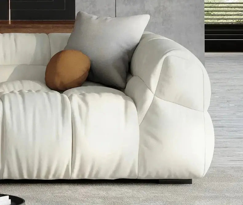 Sectional Puff Sofa for Living Room – Blend of Luxury & Durability-MinimalisticDecor.com