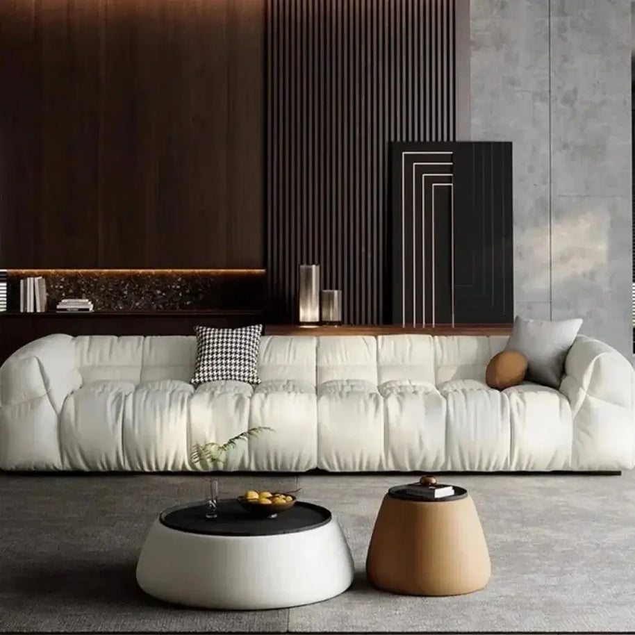 Sectional Puff Sofa for Living Room – Blend of Luxury & Durability-MinimalisticDecor.com
