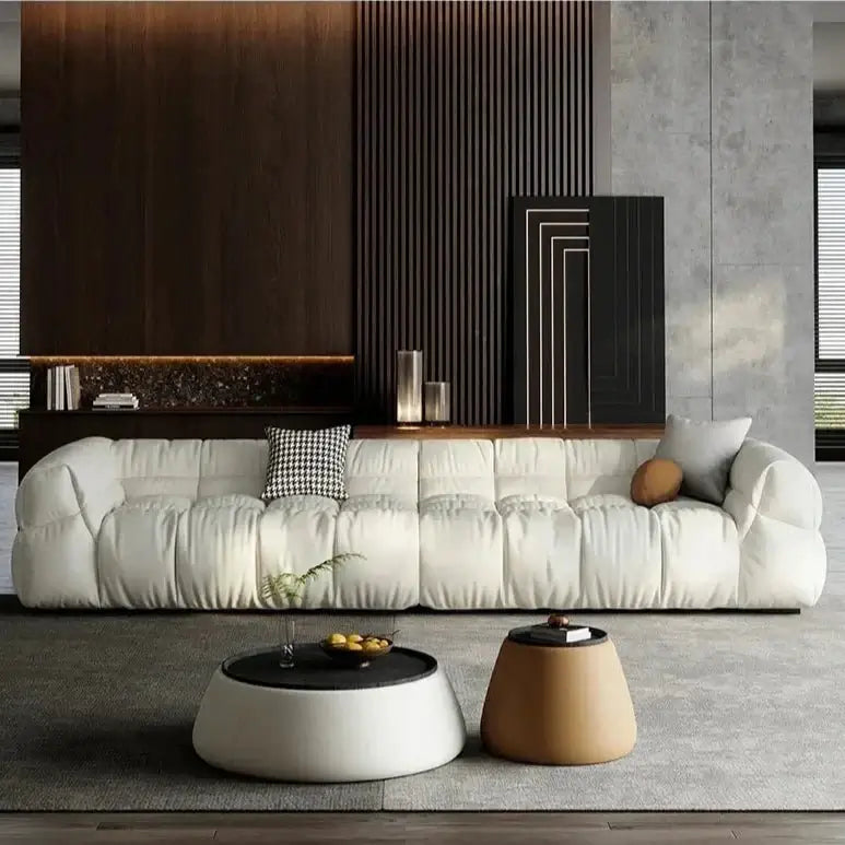Sectional Puff Sofa for Living Room – Blend of Luxury & Durability-MinimalisticDecor.com