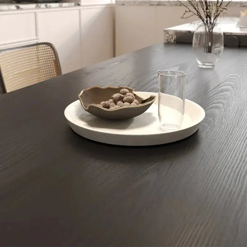 Semicircle Wooden Island Dining Table-MinimalisticDecor.com