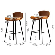 Sillas Ergonomic Bar Chairs for Kitchen Island-MinimalisticDecor.com