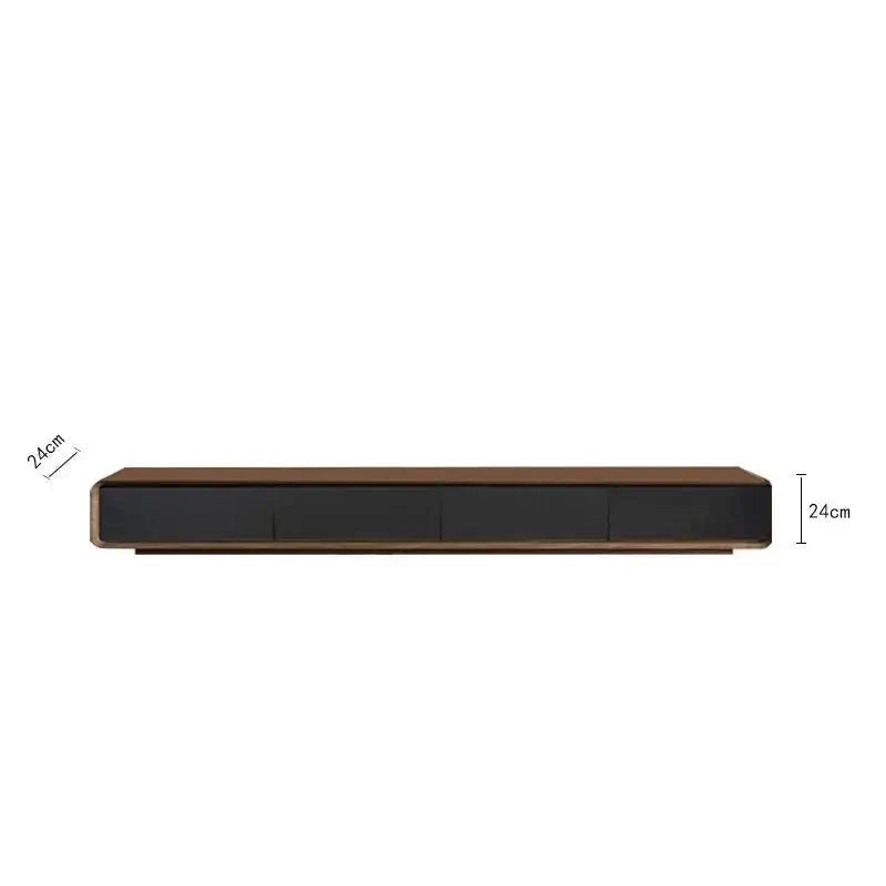 Simple Rack Oak Wood Minimalistic TV Stands & Entertainment Center-MinimalisticDecor.com