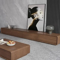 Simple Rack Oak Wood Minimalistic TV Stands & Entertainment Center-MinimalisticDecor.com