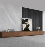 Simple Rack Oak Wood Minimalistic TV Stands & Entertainment Center-MinimalisticDecor.com