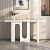Simple Solid Wood U Shaped Console Table-MinimalisticDecor.com