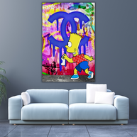 Simpson Canvas Wall Art: Unique and Vibrant Decor-MinimalisticDecor.com