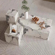 Sintered Stone Marble Coffee Table Trio-MinimalisticDecor.com