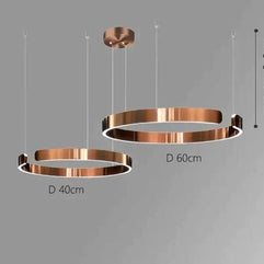 Sleek Minimalist Ring Chandelier - Aluminum Plated-MinimalisticDecor.com