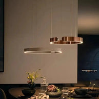 Sleek Minimalist Ring Chandelier - Aluminum Plated-MinimalisticDecor.com
