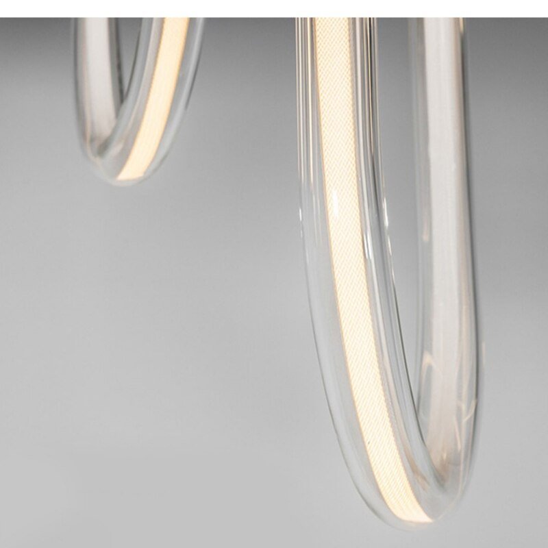 Soft Hose LED Ceiling Chandelier – Flexible Modern Lighting-MinimalisticDecor.com