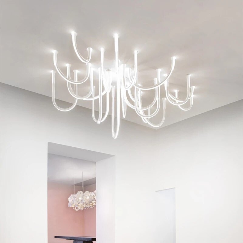 Soft Hose LED Ceiling Chandelier – Flexible Modern Lighting-MinimalisticDecor.com