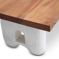 Solid Oak Wood Dining Table-MinimalisticDecor.com