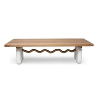 Solid Oak Wood Dining Table-MinimalisticDecor.com