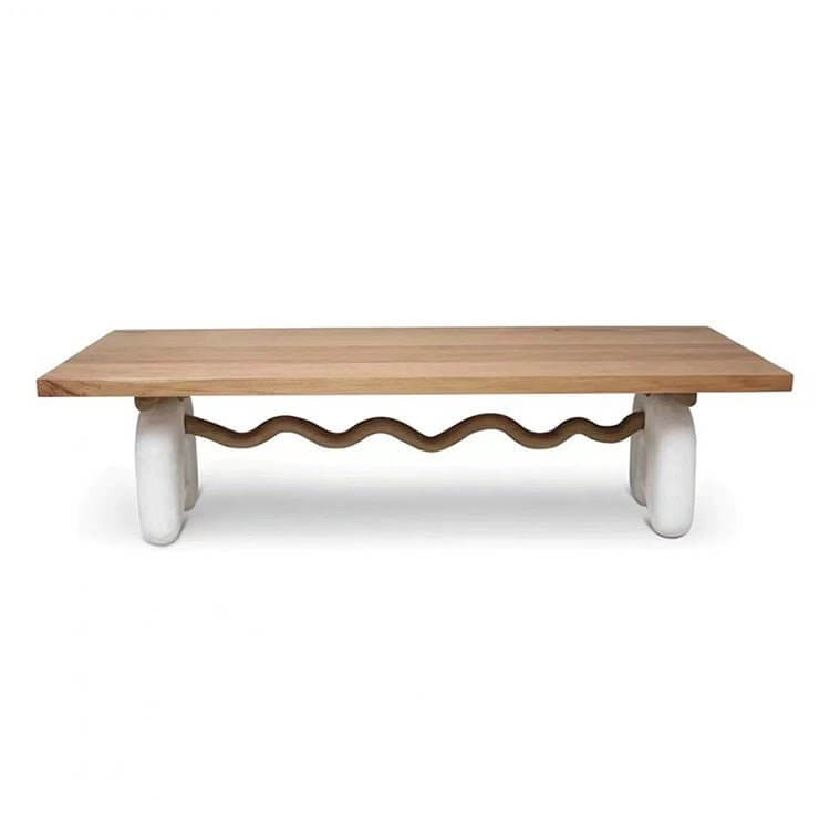 Solid Oak Wood Dining Table-MinimalisticDecor.com