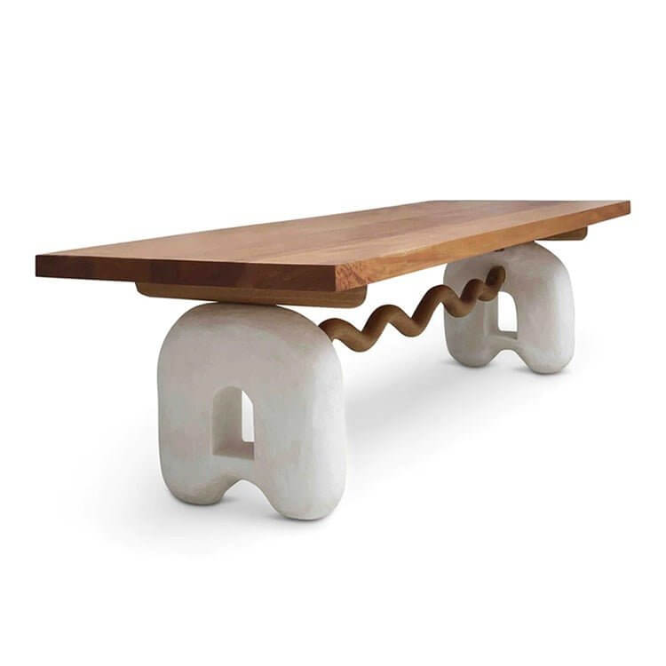 Solid Oak Wood Dining Table-MinimalisticDecor.com