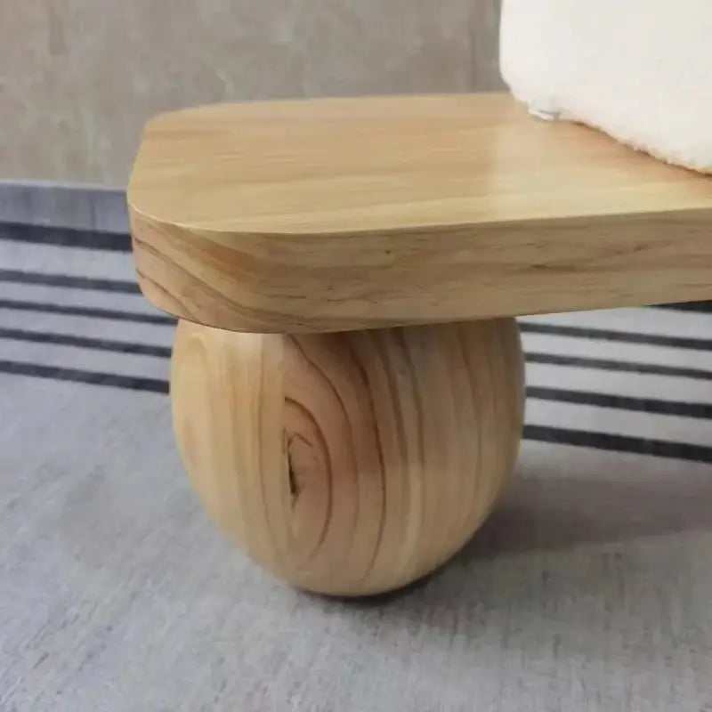 Solid Oak Wood Shoe Bench with Cushion – Entryway Ottoman Stool-MinimalisticDecor.com