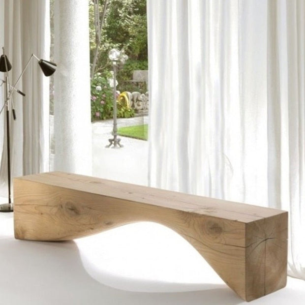Solid Walnut Wood Bench – Indoor & Outdoor Seating in Multiple Sizes-MinimalisticDecor.com
