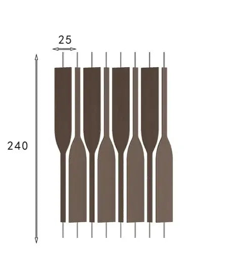 Solid Wood 360° Rotating Room Divider Panel – Bamboo &amp; Rattan Finish-MinimalisticDecor.com