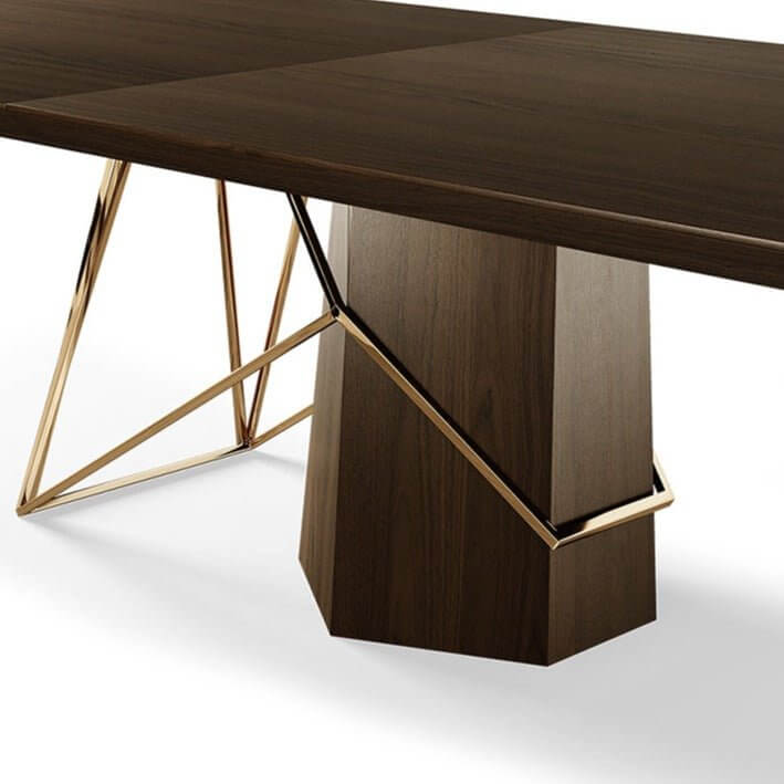 Solid Wood Designer Dining Table-MinimalisticDecor.com