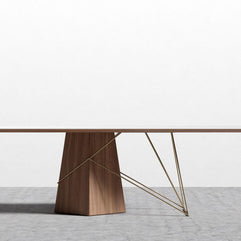 Solid Wood Designer Dining Table-MinimalisticDecor.com