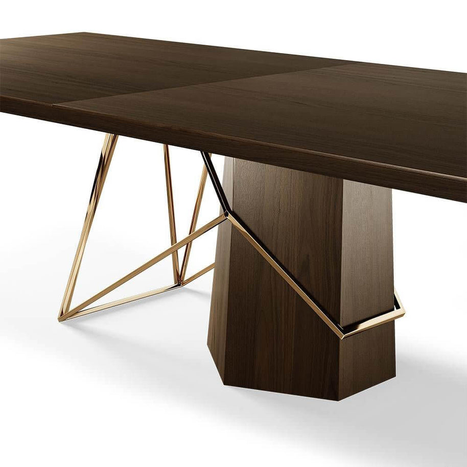 Solid Wood Designer Dining Table-MinimalisticDecor.com