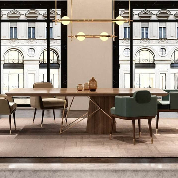 Solid Wood Designer Dining Table-MinimalisticDecor.com