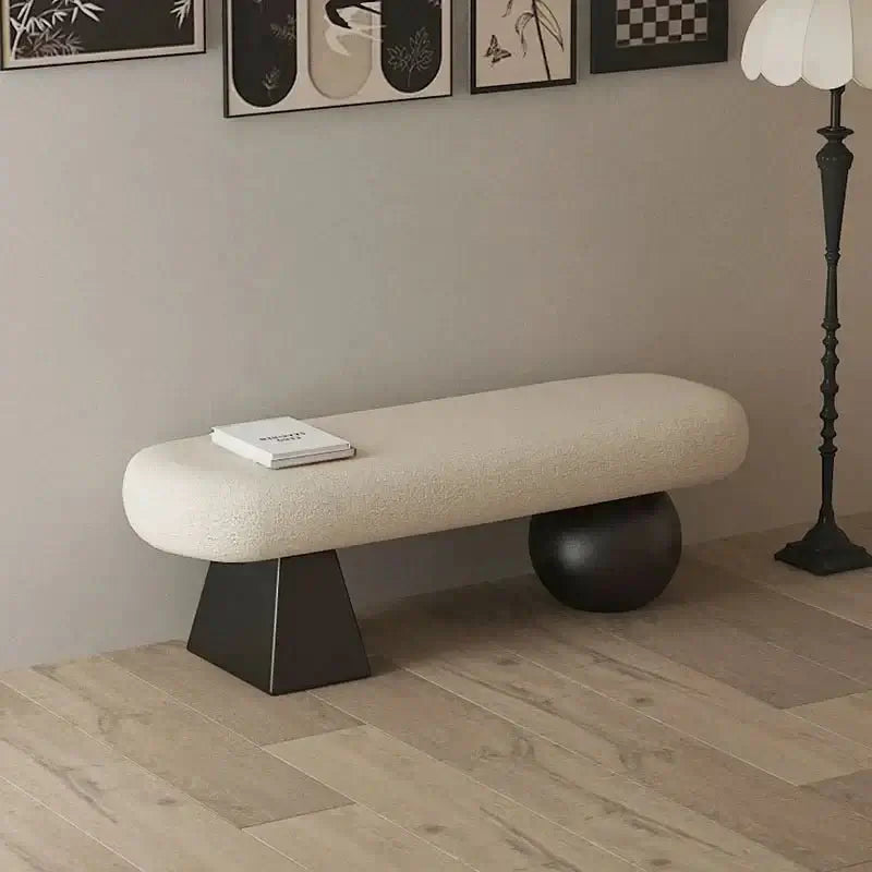 Solid Wood Shoe-Changing Bench – Sturdy Wooden Construction-MinimalisticDecor.com