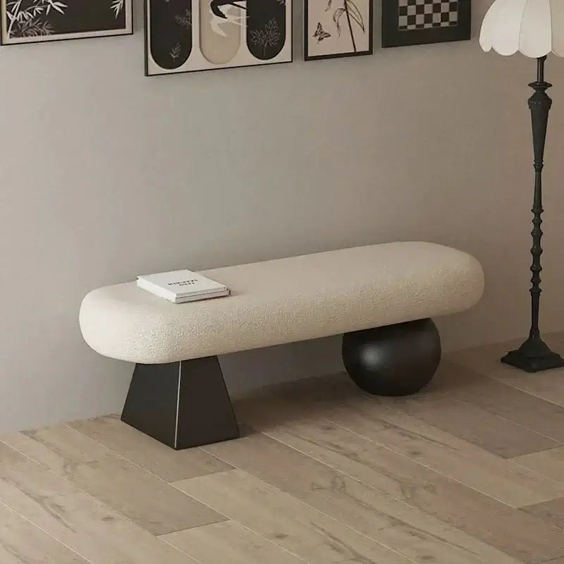 Solid Wood Shoe-Changing Bench – Sturdy Wooden Construction-MinimalisticDecor.com