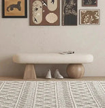 Solid Wood Shoe-Changing Bench – Sturdy Wooden Construction-MinimalisticDecor.com