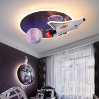 Space Rocket LED Ceiling Light for Kids Room-MinimalisticDecor.com