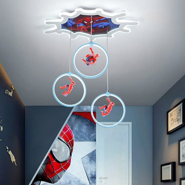 Spiderman Hanging LED Ceiling Light for Kids Room-MinimalisticDecor.com
