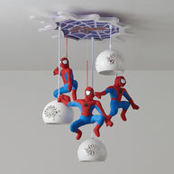 Spiderman Pendant Light – Art Deco Superhero Lighting for Kids Room-MinimalisticDecor.com