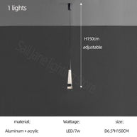 Spiral Cones Staircase Chandelier – Electroplated Aluminum LED Pendant Light-MinimalisticDecor.com