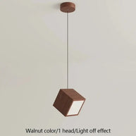 Square Wood Pendant Light – Bamboo & Wooden Hanging Chandelier-MinimalisticDecor.com