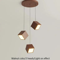 Square Wood Pendant Light – Bamboo & Wooden Hanging Chandelier-MinimalisticDecor.com