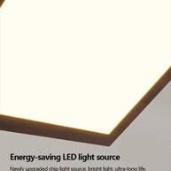 Square Wood Pendant Light – Bamboo & Wooden Hanging Chandelier-MinimalisticDecor.com