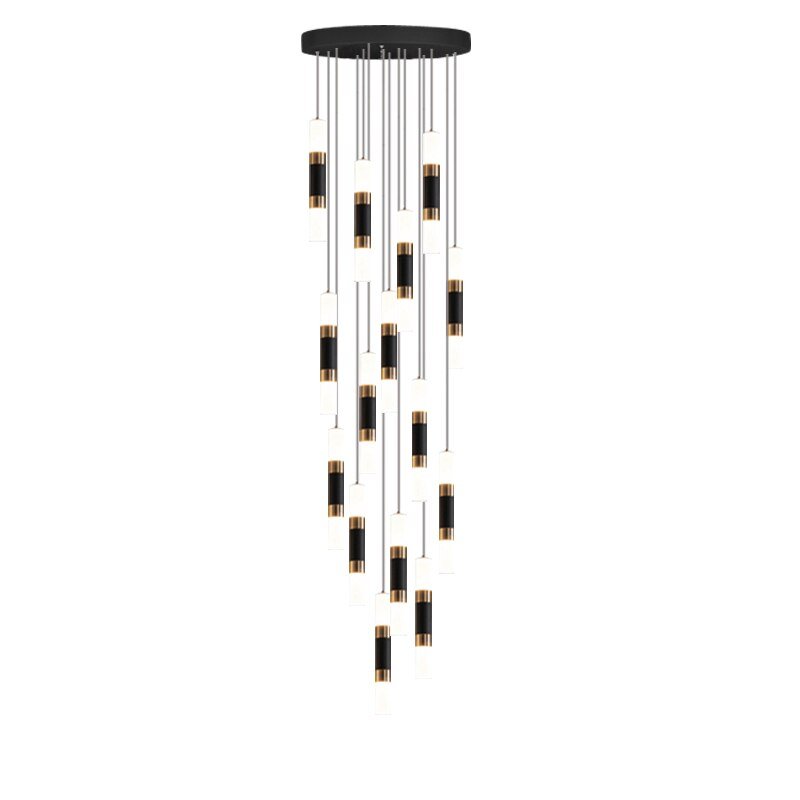 Staircase Chandelier - Illuminate with Acrylic Chandelier-MinimalisticDecor.com