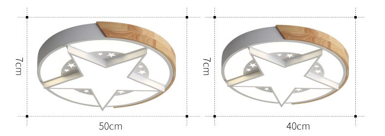 Star Ceiling Light | Kids Room Star Ceiling Light-MinimalisticDecor.com