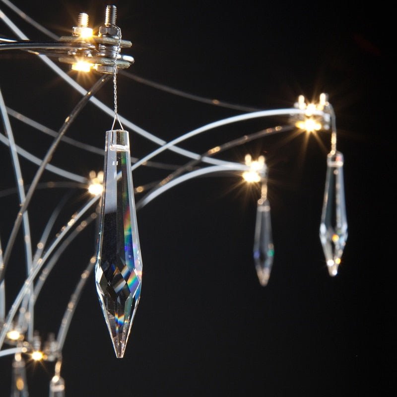 Starry Crystal Minimalistic Chandelier-MinimalisticDecor.com