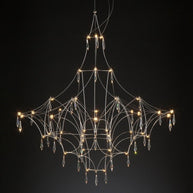 Starry Crystal Minimalistic Chandelier-MinimalisticDecor.com