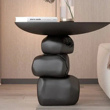 Stones Art Rock Side Table-MinimalisticDecor.com