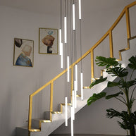 Strip Cylinders Chandelier - Sleek & Modern Lighting-MinimalisticDecor.com