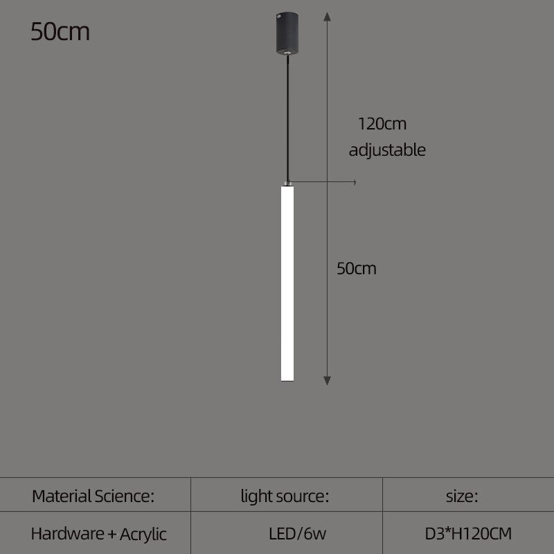 Strip Cylinders Chandelier - Sleek & Modern Lighting-MinimalisticDecor.com