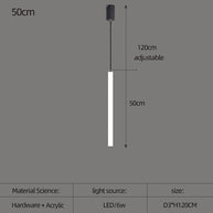 Strip Cylinders Chandelier - Sleek & Modern Lighting-MinimalisticDecor.com