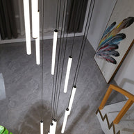 Strip Cylinders Chandelier - Sleek & Modern Lighting-MinimalisticDecor.com