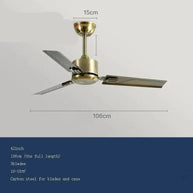 Strong Wind Quiet Ceiling Fan for an Ideal Home-MinimalisticDecor.com