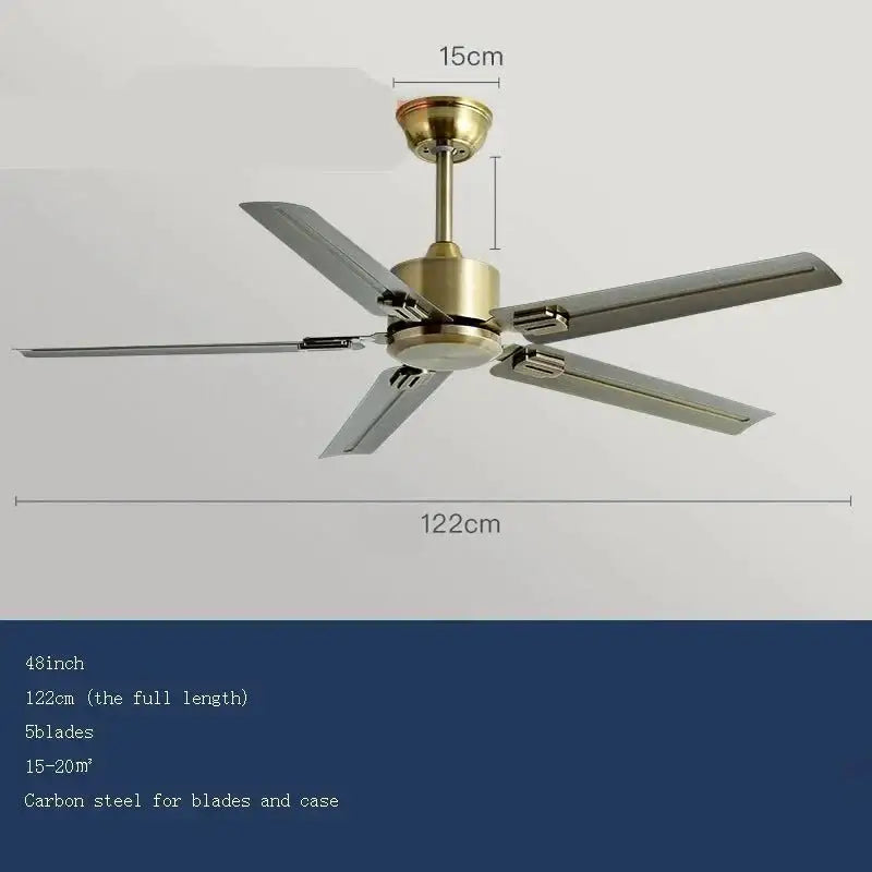 Strong Wind Quiet Ceiling Fan for an Ideal Home-MinimalisticDecor.com