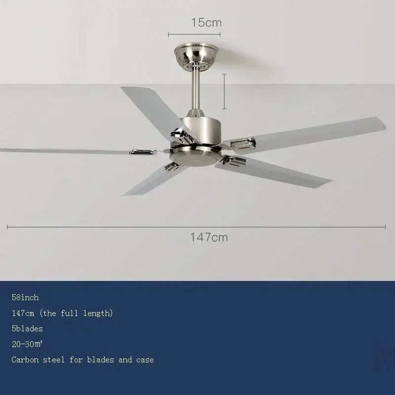 Strong Wind Quiet Ceiling Fan for an Ideal Home-MinimalisticDecor.com