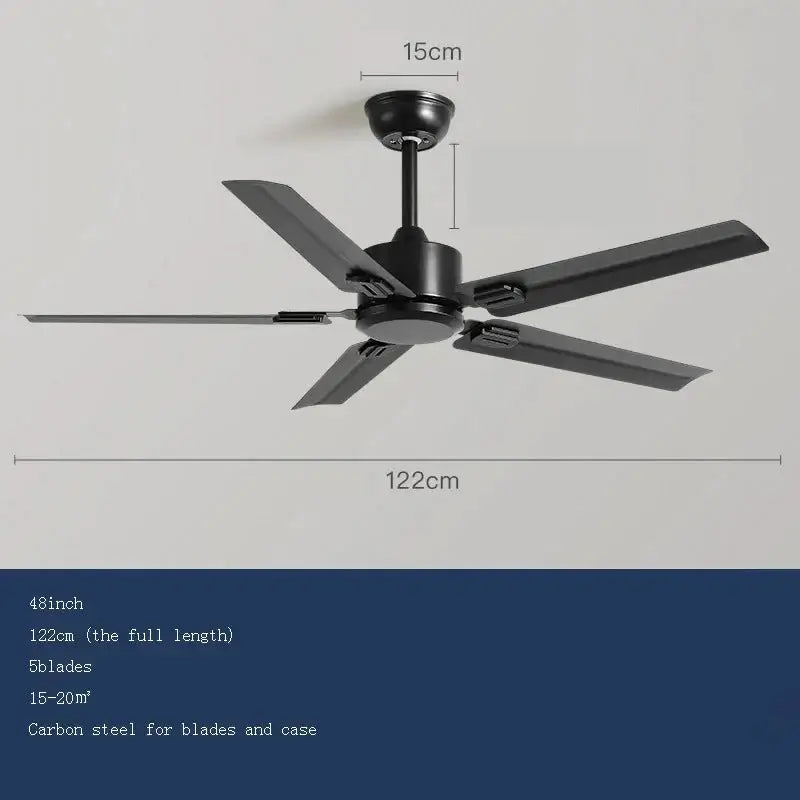 Strong Wind Quiet Ceiling Fan for an Ideal Home-MinimalisticDecor.com