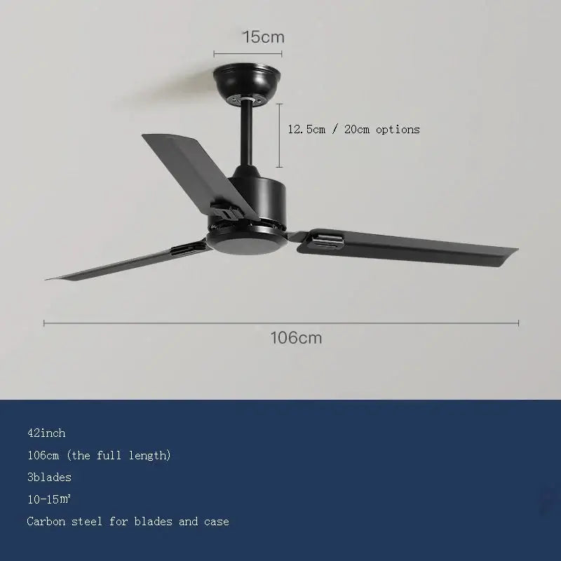 Strong Wind Quiet Ceiling Fan for an Ideal Home-MinimalisticDecor.com